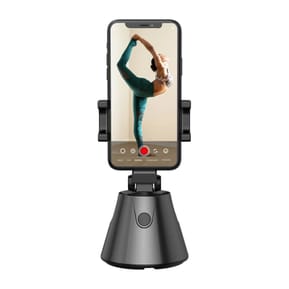 BigBen Connected Support Rotatif 360° avec Détecteur de Mouvement Noir