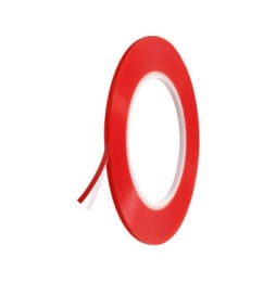 Clappio Adhésif réparation double-face 50m Adhésion forte Largeur 2mm Transparent