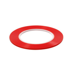 Clappio Adhésif réparation double-face 50m Adhésion forte Largeur 2mm Transparent