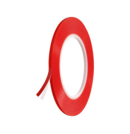 Clappio Adhésif réparation double-face 50m Adhésion forte Largeur 3mm Transparent