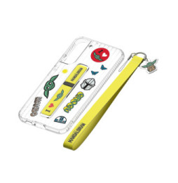 Disney Pack lanière, autocollants et béquille amovible The Mandalorian Jaune