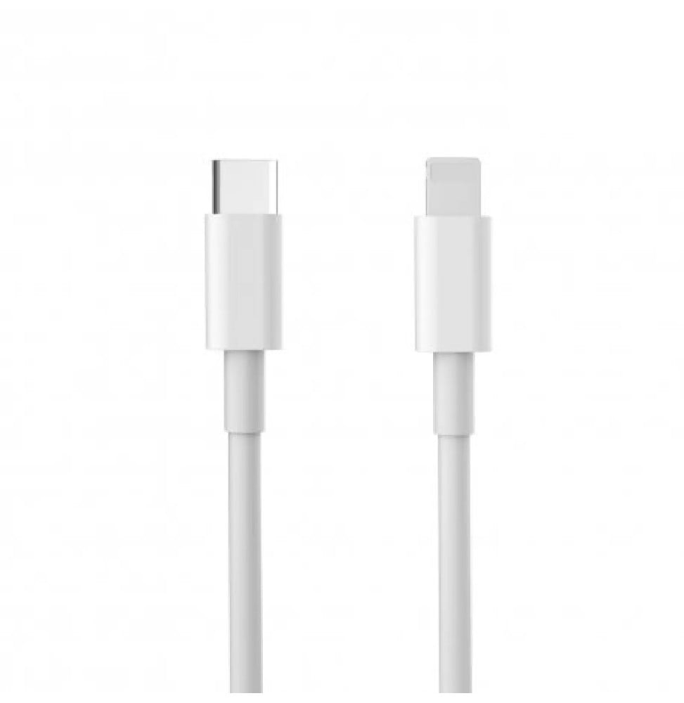 Evetane Câble blanc 2M USB C/Lightning (MFi) pour iPhones