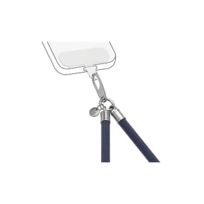 Force Case Bandoulière pour Smartphone Universel avec Système de Fixation Bleu marine