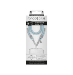 Force Case Bandoulière Smartphone Universelle Bleu