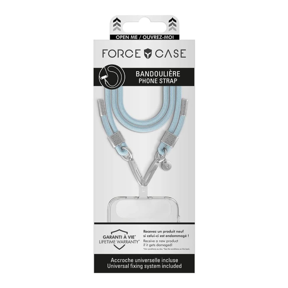 Force Case Bandoulière Smartphone Universelle Bleu — image 2