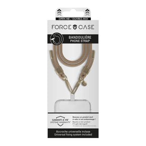 Force Case Bandoulière Smartphone Universelle Dorée — image 2