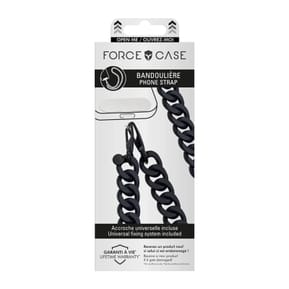 Force Case Bandoulière Smartphone Universelle en Maille Noir — image 2