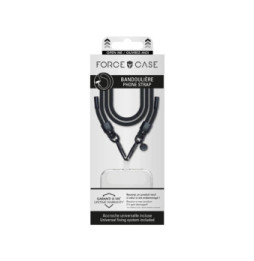 Force Case Bandoulière Smartphone Universelle Noir