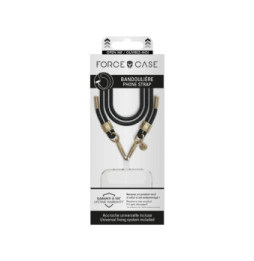 Force Case Bandoulière Smartphone Universelle Noir