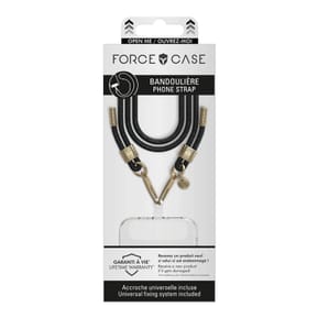 Force Case Bandoulière Smartphone Universelle Noir — image 2