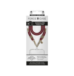 Force Case Bandoulière Smartphone Universelle Rouge