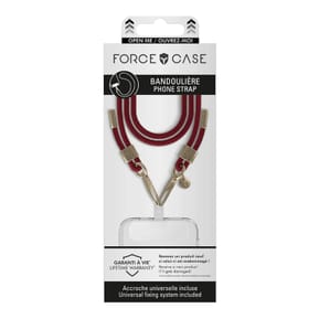 Force Case Bandoulière Smartphone Universelle Rouge — image 2