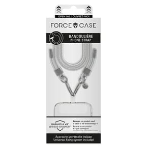 Force Case Bandoulière Téléphone Universelle Paillettes avec Mousqueton Argent — image 4
