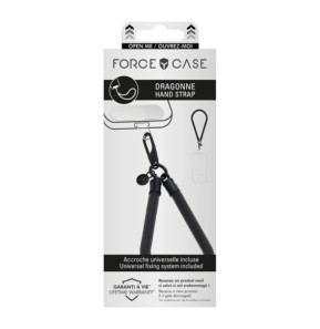 Force Case Dragonne pour Smartphone Universelle Noir
