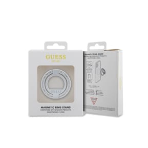 Guess Anneau de Support Magsafe 360° Orné de Strass Argent — image 3