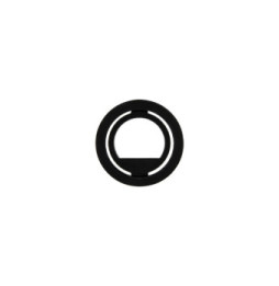 Guess Anneau de Support Magsafe 360° Orné de Strass Noir