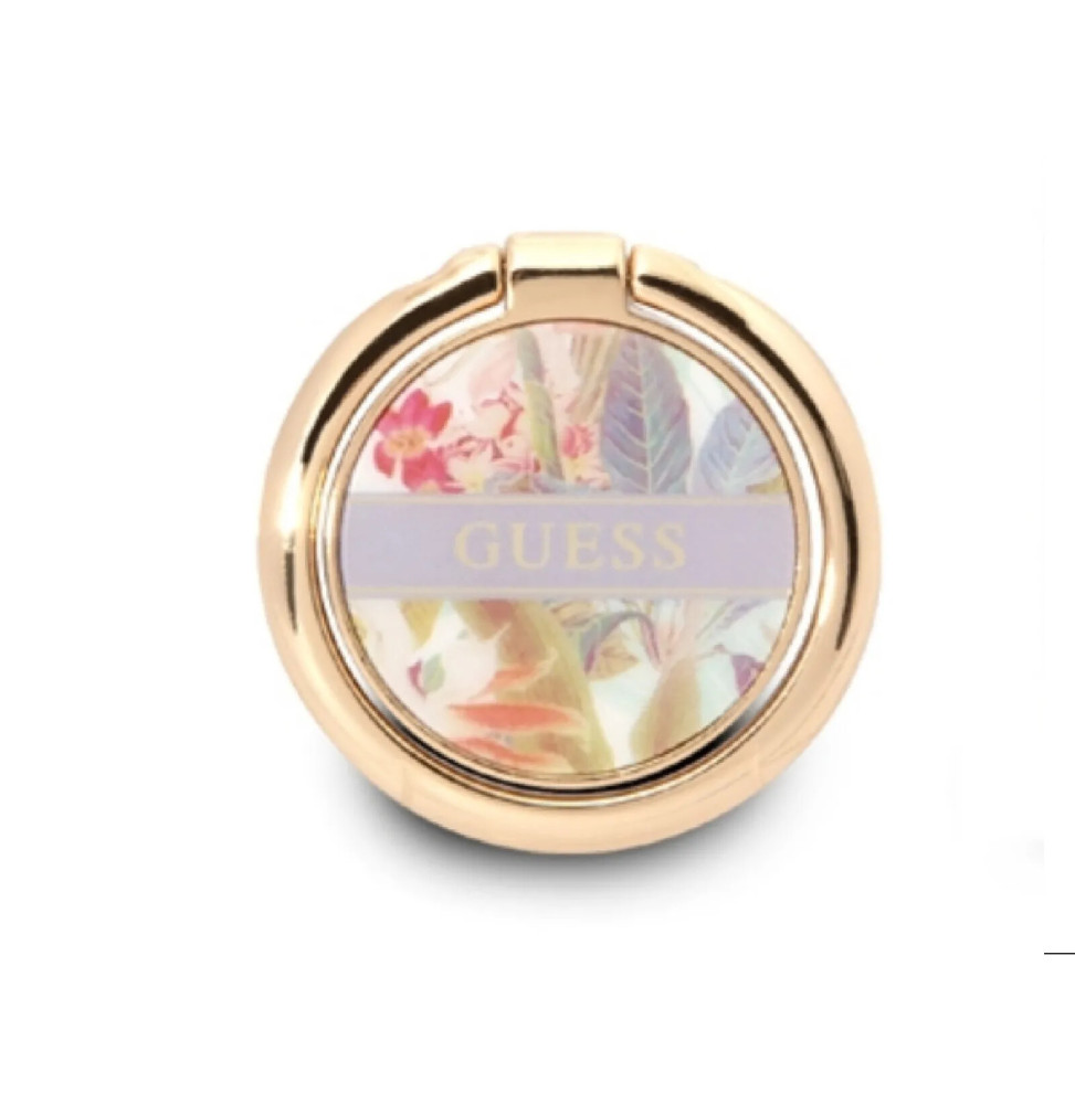 Guess Anneau de Support Universel Motif Fleur Violet clair