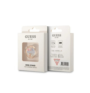 Guess Anneau de Support Universel Motif Fleur Violet clair