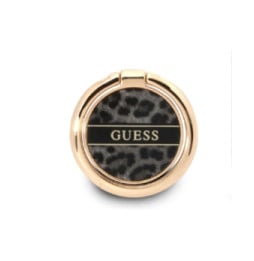 Guess Anneau de Support Universel Motif Léopard Noir