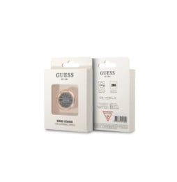 Guess Anneau de Support Universel Motif Léopard Noir