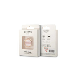 Guess Anneau de Support Universel Motif Marbre Rose