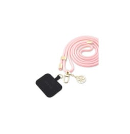 Guess Bandoulière pour Smartphone Universel Tour de Cou Ajustable Rose