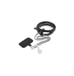 Guess Bandoulière Tour de Cou pour Smartphone Universel Noir / Argent
