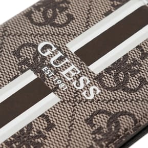 Guess Porte-cartes MagSafe élégant avec Fixation magnétique sécurisée Marron — image 4