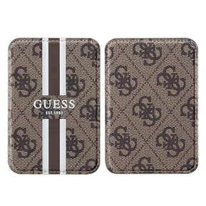 Guess Porte-cartes MagSafe élégant avec Fixation magnétique sécurisée Marron — image 5