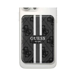 Guess Porte-cartes MagSafe élégant avec Fixation magnétique sécurisée Noir