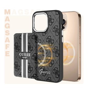 Guess Porte-cartes MagSafe élégant avec Fixation magnétique sécurisée Noir — image 3