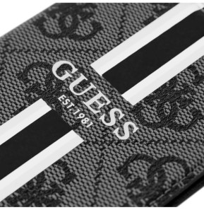 Guess Porte-cartes MagSafe élégant avec Fixation magnétique sécurisée Noir