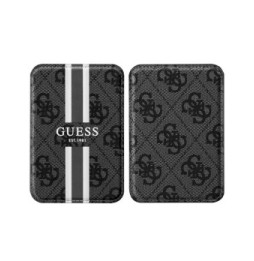 Guess Porte-cartes MagSafe élégant avec Fixation magnétique sécurisée Noir