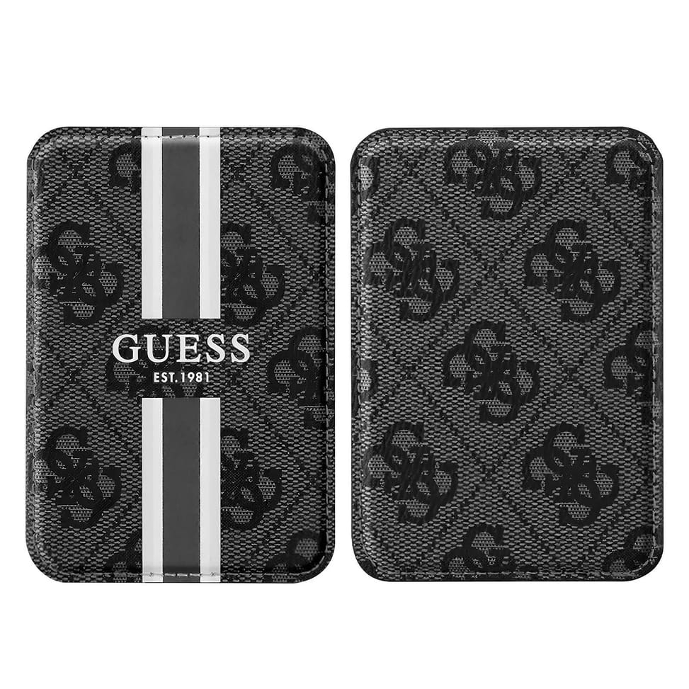Guess Porte-cartes MagSafe élégant avec Fixation magnétique sécurisée Noir — image 5