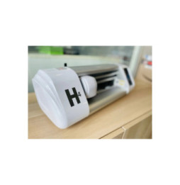 H4 Machine à Découper les Films Modèle XL pour Smartphones/Petites Tablette Blanc