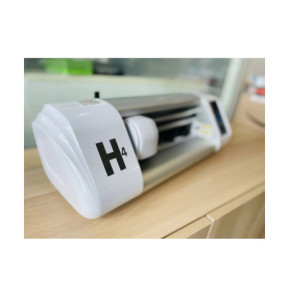 H4 Machine à Découper les Films Modèle XL pour Smartphones/Petites Tablette Blanc