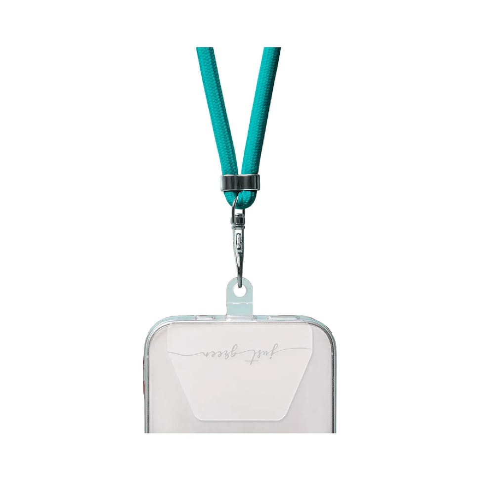JUST GREEN Bandoulière pour Téléphone Universel Amovible avec Système de Fixation sur Coque Bleu — image 2