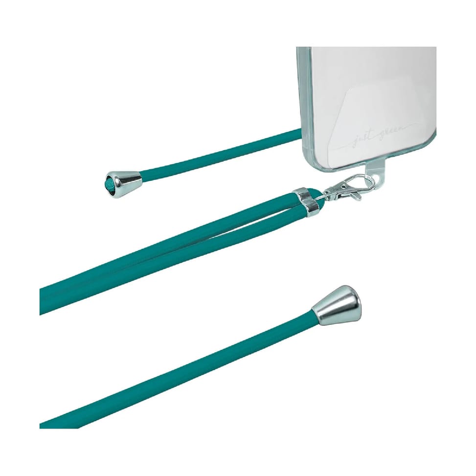 JUST GREEN Bandoulière pour Téléphone Universel Amovible avec Système de Fixation sur Coque Bleu — image 3