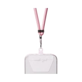 JUST GREEN Bandoulière pour Téléphone Universel Amovible avec Système de Fixation sur Coque Rose — image 2
