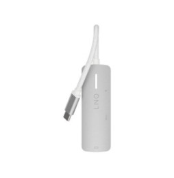 LinQ Hub 3-en-1 HDMI USB-C Power Delivery 140W 5Gbps Gris