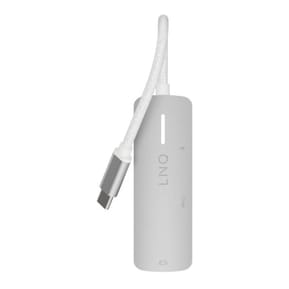LinQ Hub 3-en-1 HDMI USB-C Power Delivery 140W 5Gbps Gris — image 3