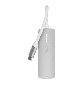 LinQ Hub 3-en-1 HDMI USB-C Power Delivery 140W 5Gbps Gris