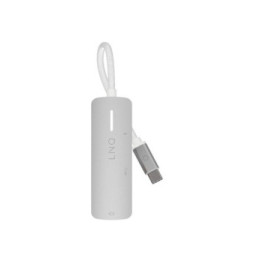 LinQ Hub 3-en-1 HDMI USB-C Power Delivery 140W 5Gbps Gris