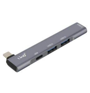 LinQ Hub 4 en 1 USB C avec Charge USB C 60W et...
