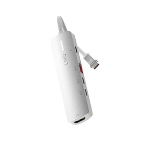 LinQ Hub Multiport Pro 5-en-1 HDMI 4K USB-C Power Delivery 140W 10Gbps Gris