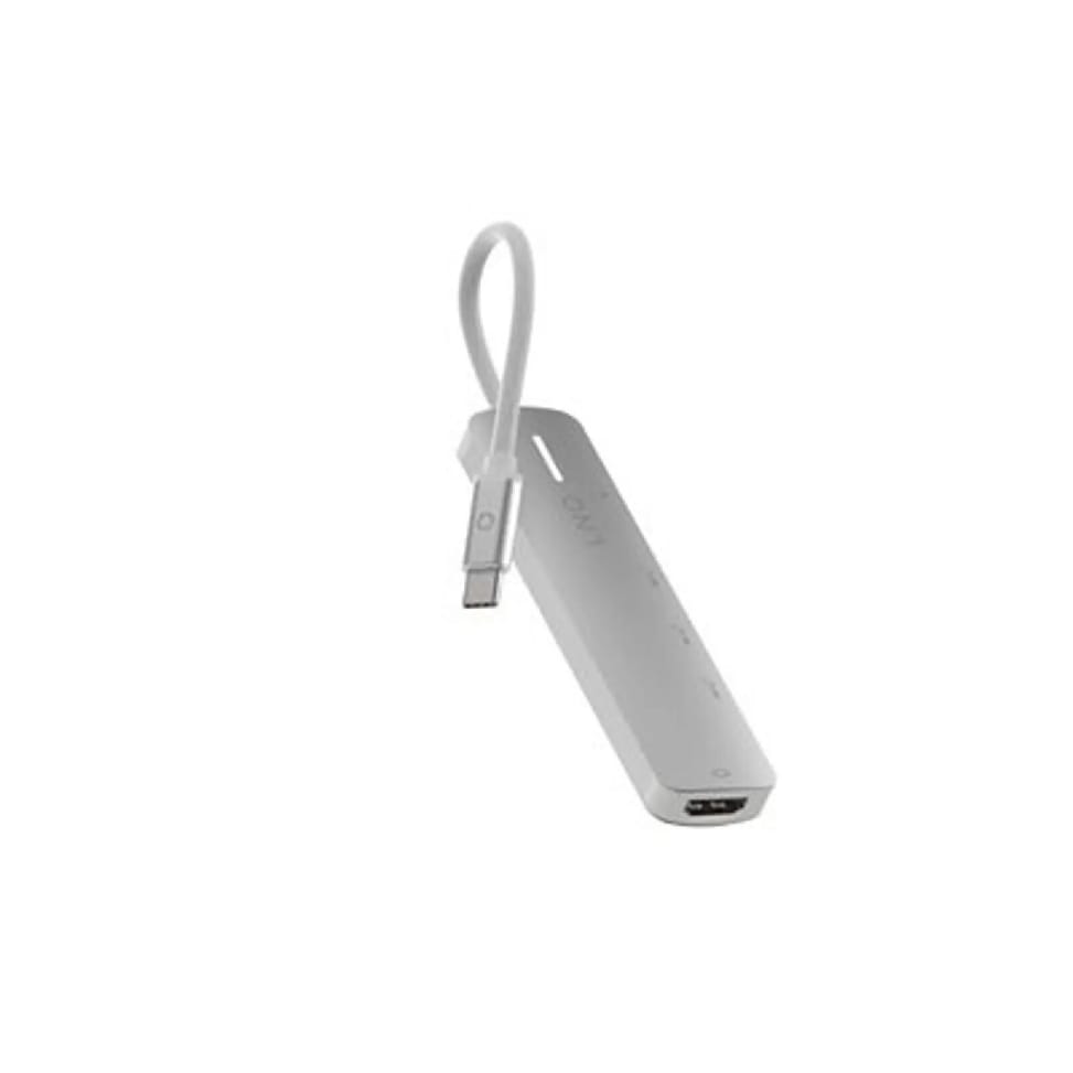 LinQ Hub Multiport Pro 5-en-1 HDMI 4K USB-C Power Delivery 140W 10Gbps Gris — image 4