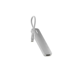 LinQ Hub Multiport Pro 5-en-1 HDMI 4K USB-C Power Delivery 140W 10Gbps Gris