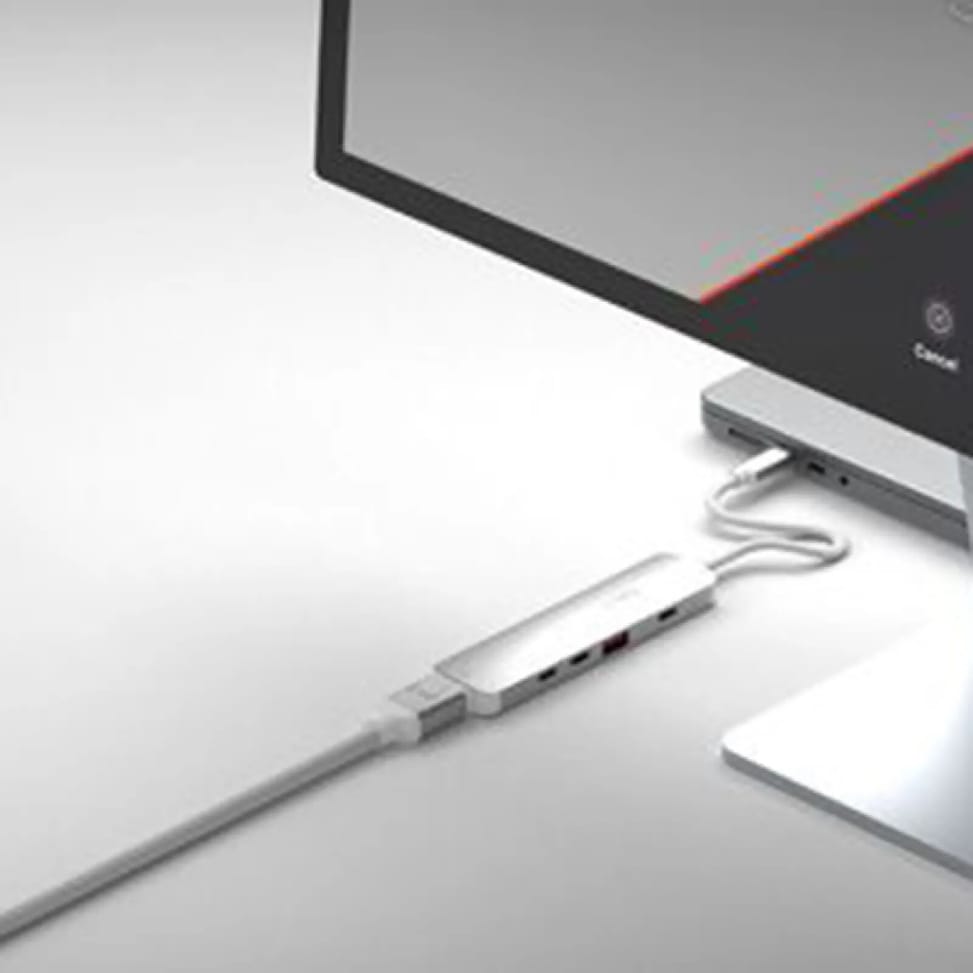 LinQ Hub Multiport Pro 5-en-1 HDMI 4K USB-C Power Delivery 140W 10Gbps Gris — image 5