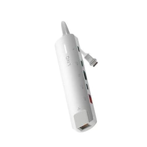LinQ Hub Multiport Pro 6-en-1 HDMI 4K USB-C Power Delivery 140W 10Gbps Gris