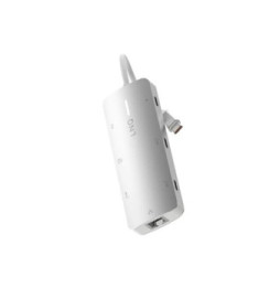 LinQ Hub Multiport Pro 8-en-1 HDMI 4K USB-C Power Delivery 140W 10Gbps Gris